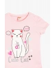Kız Bebek Pembe  T-Shirt