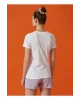 T-shirt, M, Koyu Beyaz