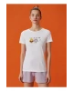 T-shirt, M, Koyu Beyaz