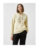 Baskılı Kapüşonlu Sweatshirt
