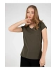 22y0147k1 Kadın T-shirt Beyaz
