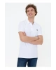 Polo Yaka Slim Fit Beyaz Erkek T-shirt