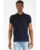 Erkek Slim Fit Polo Yaka Tshirt Ets 1821 Bb Lacıvert
