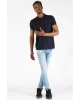Erkek Slim Fit Polo Yaka Tshirt Ets 1821 Bb Lacıvert