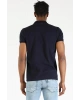 Erkek Slim Fit Polo Yaka Tshirt Ets 1821 Bb Lacıvert