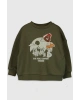 Erkek Bebek Haki Hdq Sweatshirt