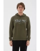 Baskılı Sweatshirt Haki / Khaki