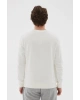 Bisiklet Yaka Baskılı Sweatshirt