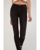 Yüksek Bel Skinny Fit Jean Pantolon Antrasit