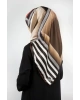 Kadın Twill Eşarp Bordo 90x90
