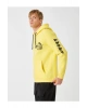 Baskılı Kapşonlu Sweatshirt
