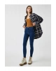 Yüksek Bel Cepli Kot Pantolon - Skinny Jean