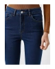 Yüksek Bel Cepli Kot Pantolon - Skinny Jean