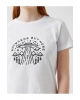 Kadın Ekru T-Shirt 2SAL10249IK