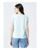 22y0391k1 Bisiklet Yakamini Kol Normal Kalıp Baskılı Mint Kadın T-shirt