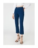 İspanyol Crop Paça Kot Pantolon Dar Kesim