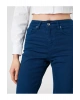 İspanyol Crop Paça Kot Pantolon Dar Kesim