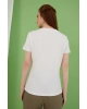 Baskılı T-shirt Beyaz