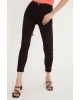 Yüksek Bel Skinny Fit Jean Pantolon Siyah