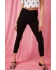 Yüksek Bel Skinny Fit Jean Pantolon Siyah
