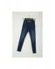 22y0565k1 Yüksek Bel Skinny Fit Koyu Mavi Kadın Denim Pantolon