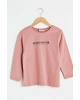 Kız Çocuk Mat Pembe Rfj T-Shirt
