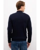 U.S. Polo Assn. U.S. POLO ASSN. ERKEK DOKUMA SLİM FİT LACİVERT HIRKA