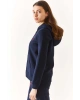 GO82GL082 Kapşonlu Sweat Çeket