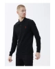 Polo Yaka Siyah Erkek Sweatshırt Tp03sk022