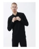 Polo Yaka Siyah Erkek Sweatshırt Tp03sk022