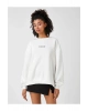 Slogan Baskılı Sweatshirt Bisiklet Yaka Uzun Kollu Içi Polarlı
