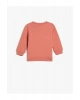 Sweatshirt Şardonlu İşlemeli Bisiklet Yaka Pamuklu