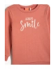 Sweatshirt Şardonlu İşlemeli Bisiklet Yaka Pamuklu