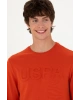 Erkek Kiremit Basic Sweatshirt 50269402-VR031