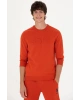 Erkek Kiremit Basic Sweatshirt 50269402-VR031