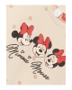 Bisiklet Yaka Uzun Kollu Minnie Mouse Baskılı Kız Bebek Sweatshirt ve Tayt 2li Takım