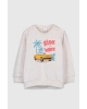 Erkek Bebek Kırıkbeyazmelanj Cx8 Sweatshirt