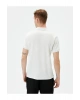 Yakalı Tişört Slim Fit Düğmeli Kısa Kollu