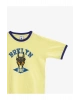 Erkek Çocuk Bisiklet Yaka Kisa Kollu Pamuklu T-Shirt