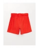 Beli Lastikli Basic Kız Çocuk Şort