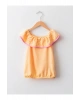 Lcw Kids Kayık Yaka Basic Viskon Kız Çocuk Bluz