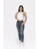 Kadın Koyu Mavi Denim Pantolon