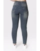 Kadın Koyu Mavi Denim Pantolon