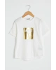 Kız Çocuk Ekru R9J T-Shirt