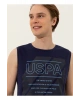 Bisiklet Yaka Lacivert Erkek T-shirt Beder