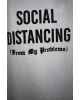 Kadın Yarasa Kol Baskılı Boyfriend Tshirt
