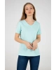 Kadın V Yaka Tshirt