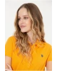 Kadın Sarı Basic T-shirt