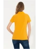 Kadın Sarı Basic T-shirt