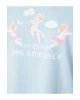 Oversize Tişört Slogan Baskılı Kısa Kollu Bisiklet Yaka